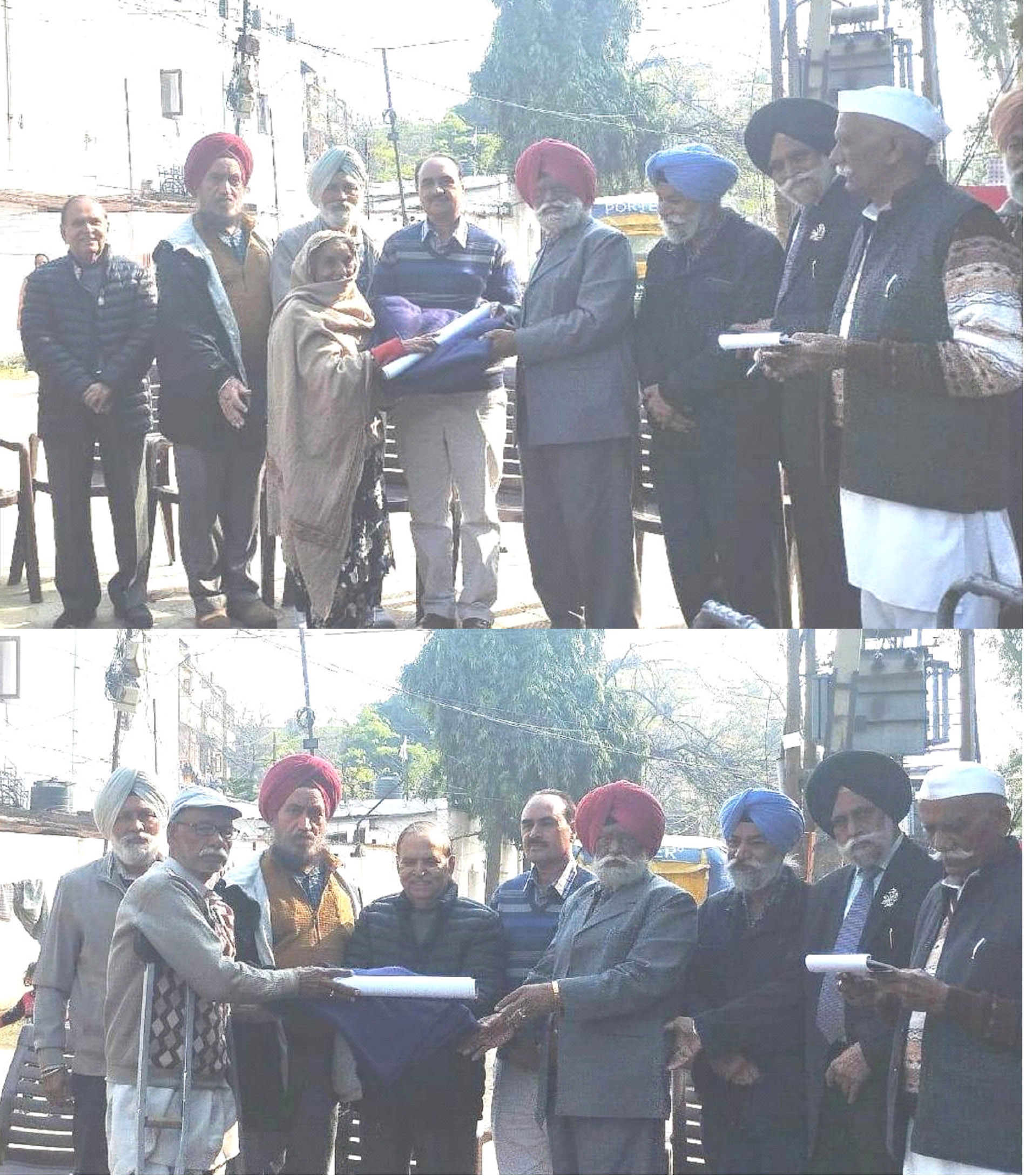 Blankets distributed to Divyang children in a function dedicated to Shri Dashmesh Aagaman Diwas